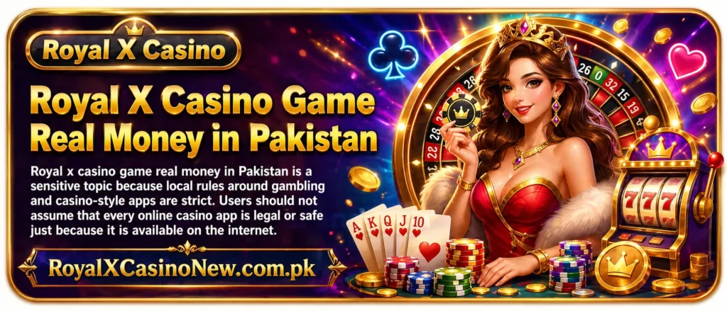 Royal X Casino Game Real Money in Pakistan