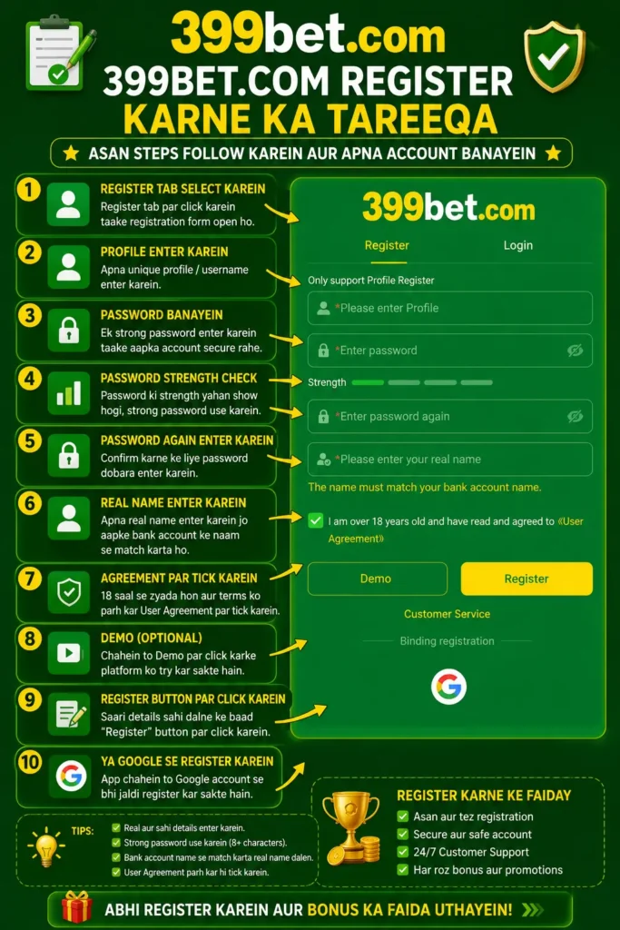 399bet Game Register