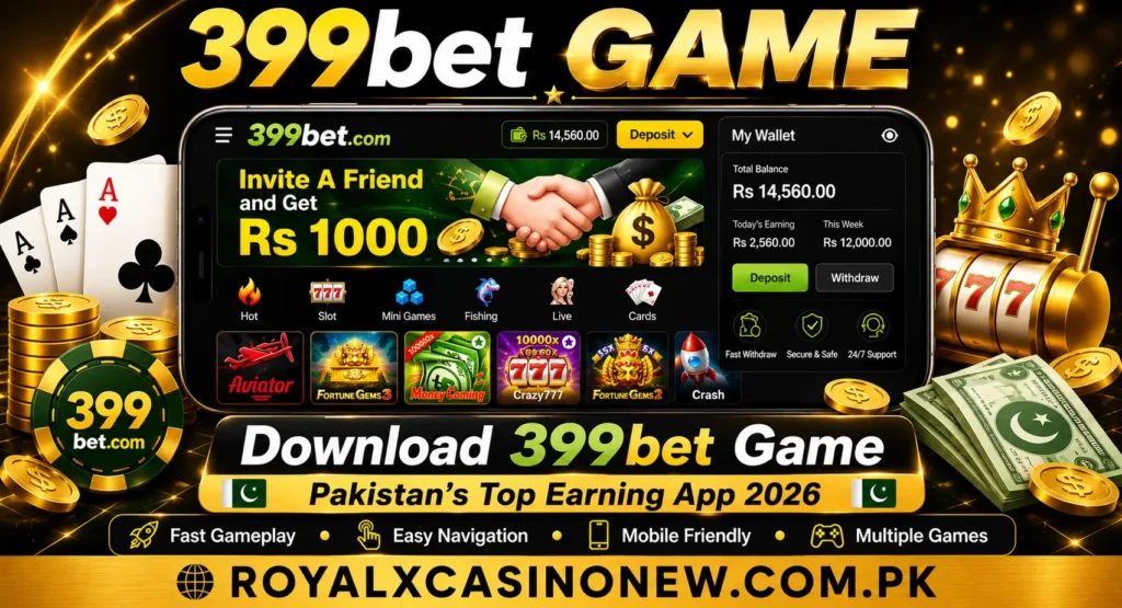399bet Game casino gaming banner.