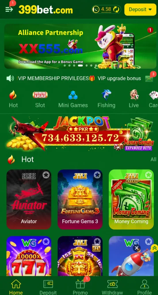 399bet Game homepage