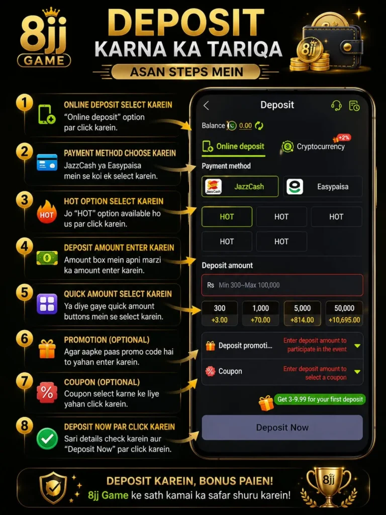 8jj Game Deposit