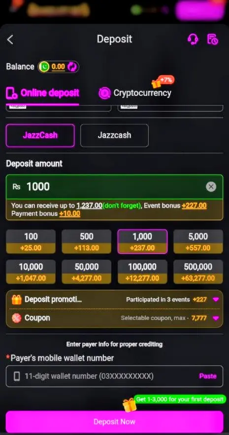 804slot Game deposit
