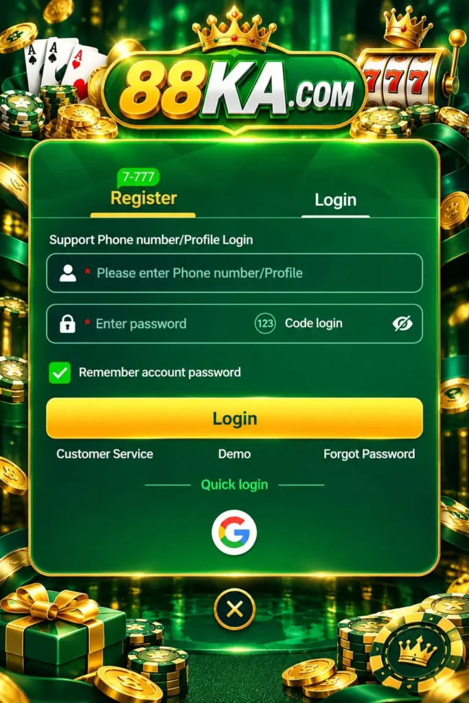 88ka Game login