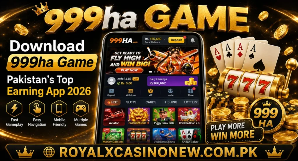 999ha Game mobile casino banner.