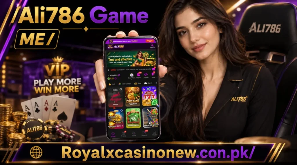 Ali786 Game mobile casino banner.