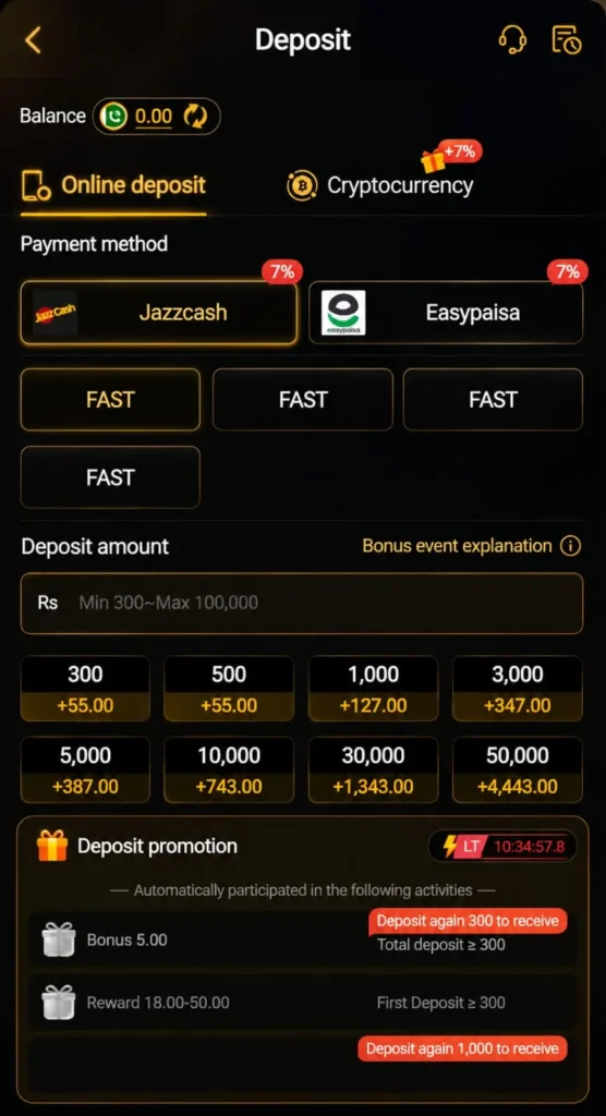 er666 Game deposit