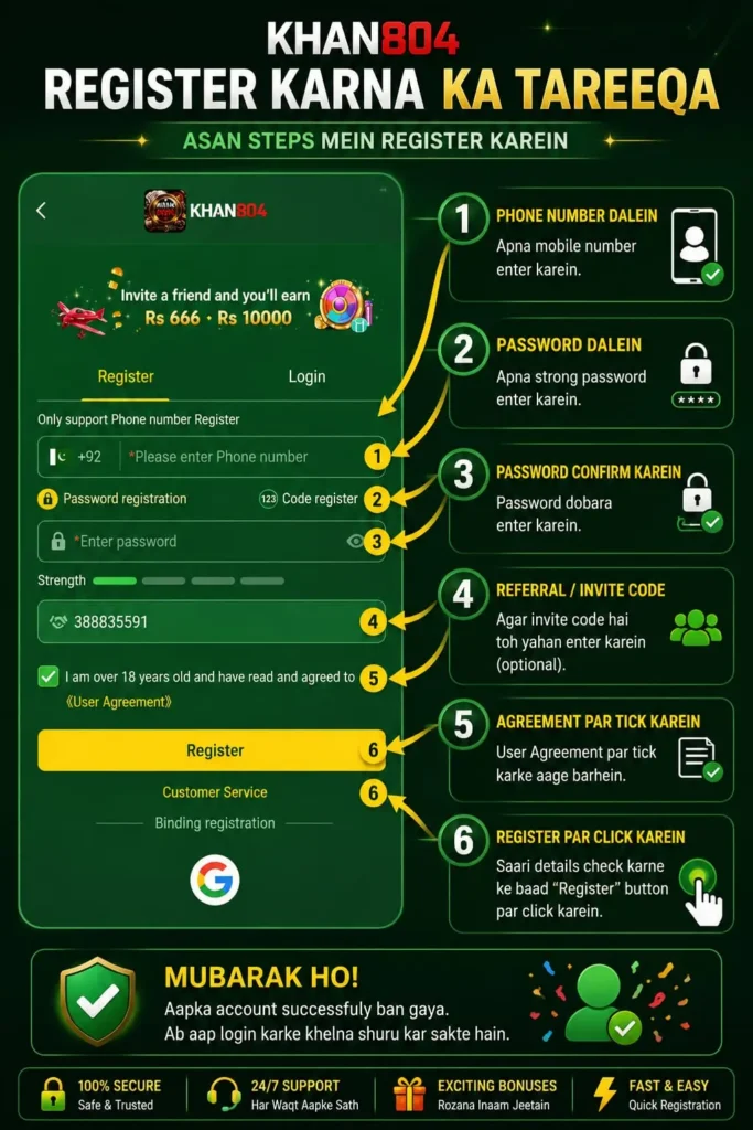 khan804 Game register