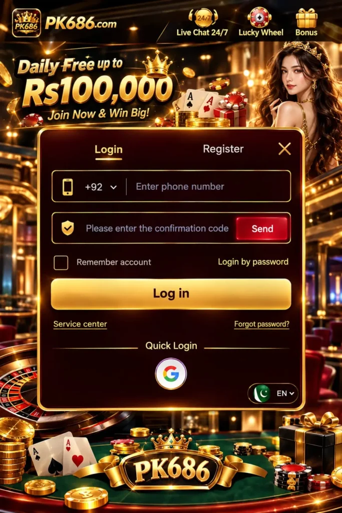 pk686 Game login