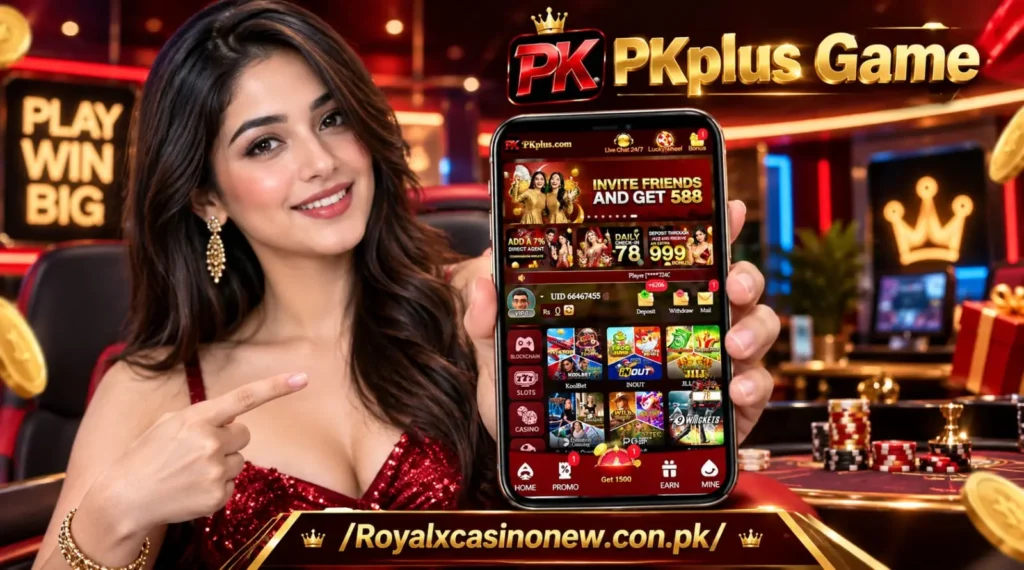 pkplus Game mobile casino banner