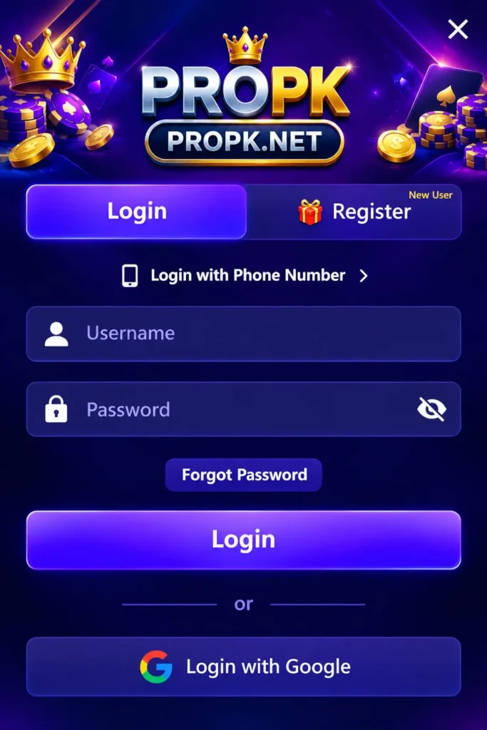propk Game login