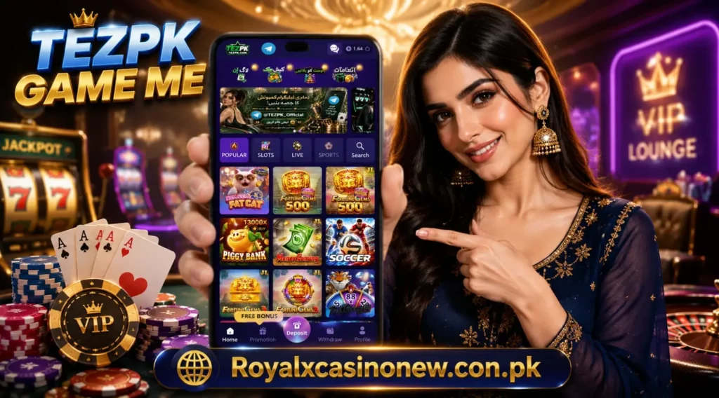 tezpk Game mobile casino banner