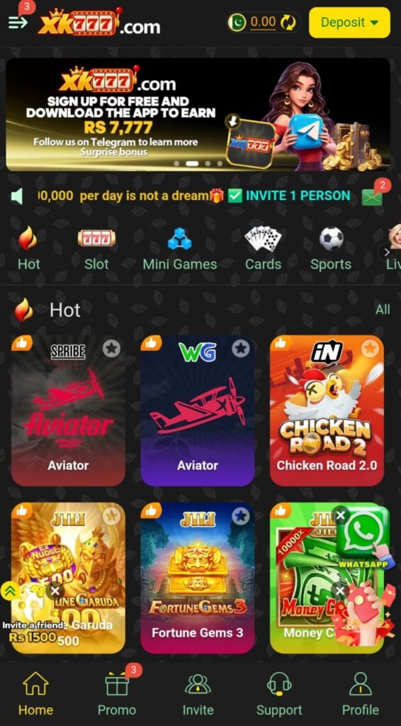 xk777 Game app