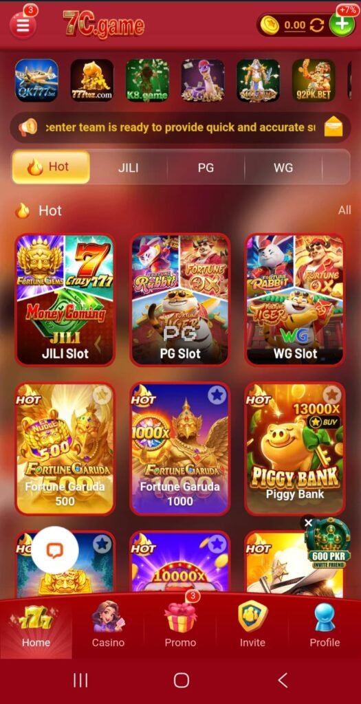 7C Game app