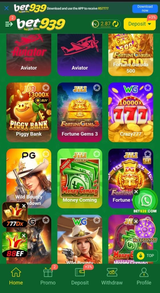 Bet939 game app